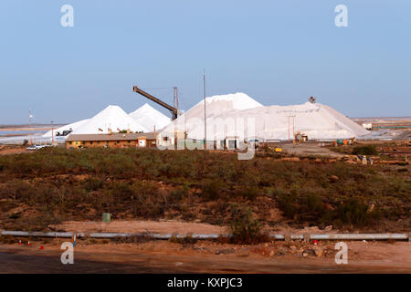 Rio Tinto Salz, Port Hedland, Western Australia Stockfoto