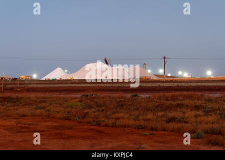 Rio Tinto Salz, Port Hedland, Western Australia Stockfoto