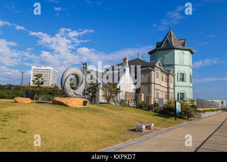 KOBE, Japan - 25. Oktober: Sun Yat-sen Memorial Hall in Kobe, Japan am 25. Oktober 2014. Das einzige Museum in Japan, die Ehren Sun Yat-sen als Revolu Stockfoto