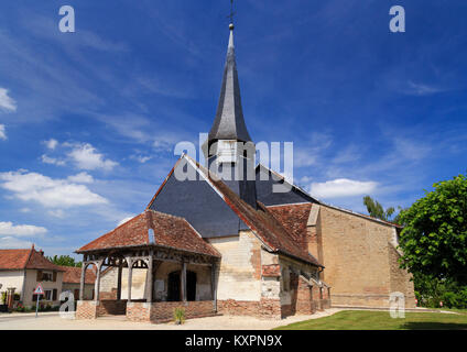 Frankreich, Aube (10), Champagner, Parc naturel régional de la Forêt d'Orient, Géraudot, église Saint-Pierre-et-Saint-Paul // Frankreich, Calvados, Champagner, Orie Stockfoto