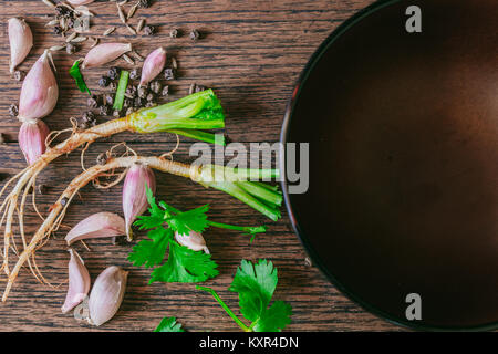 Thai Food kraut Zutat mit Platz für Text Stockfoto