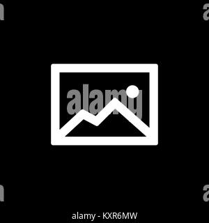 Symbol "Galerie für einfache Flat Style ui Design. Stock Vektor