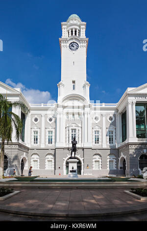 Singapur - 17. OKTOBER 2014: Victoria Theater- und Konzertsaal in Singapur. Stockfoto
