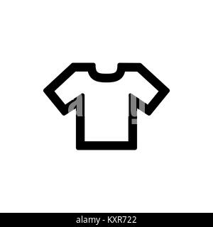 Polo-t-shirt Symbol für einfache Flat Style ui Design. Stock Vektor