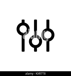 Symbol "Filter für einfache Flat Style ui Design. Stock Vektor