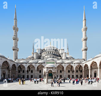 ISTANBUL, Türkei - 07 September, 2014: Die Suleymaniye Moschee am 07 September, 2014 in Istanbul, Türkei. Stockfoto