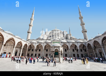 ISTANBUL, Türkei - 07 September, 2014: Die Suleymaniye Moschee am 07 September, 2014 in Istanbul, Türkei. Stockfoto