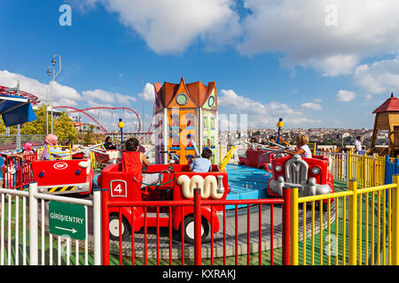 ISTANBUL, Türkei - 07 September, 2014: vialand Theme Park am 07 September, 2014 in Istanbul, Türkei. Stockfoto