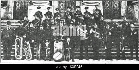 Kanada. Hamilton Armee Marine Veteranen Band, Ontario, 1926 Stockfoto