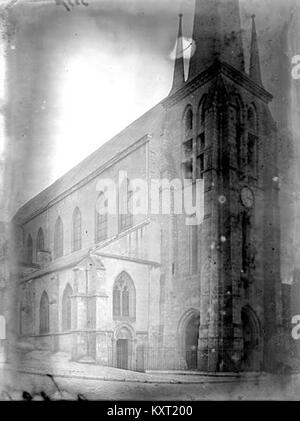 Eglise - Côté nord-ouest-Nemours - Médiathèque de l'architecture et du patrimoine - APMH 00035870 Stockfoto