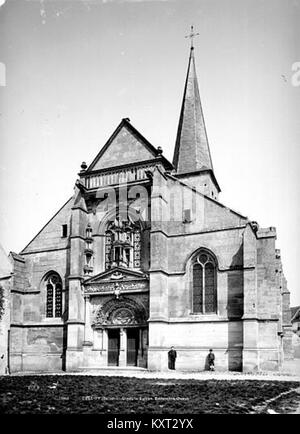 Eglise Saint-Georges-Fassade ouest-du-Tertre - Médiathèque de l'architecture et du patrimoine - APMH 00008965 Stockfoto