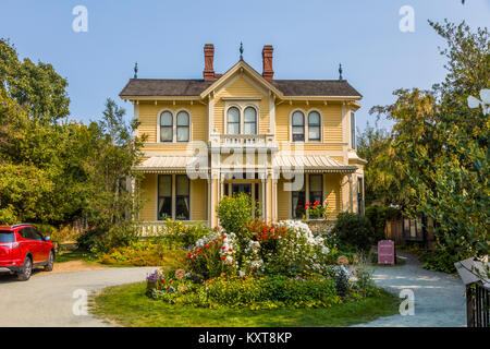 Historische Emily Carr Haus in Victoria auf Vancouver Island in British Columbia, Kanada Stockfoto