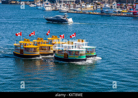 Wassertaxis Drucker-emulation Wasser Ballett im Inneren Hafen in Victoria auf Vancouver Island in British Columbia, Kanada Stockfoto