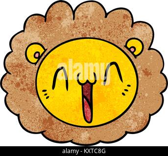 cartoon lion face Stock Vektor