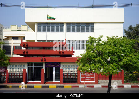 MANDALAY, MYANMAR - ca. April 2017 Kultur Museum und Bibliothek Stockfoto