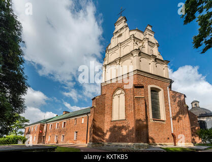 Bernhardiner Kloster, aus dem 15. Jahrhundert, gotischen Stil, in Przeworsk, Malopolska, Polen Stockfoto