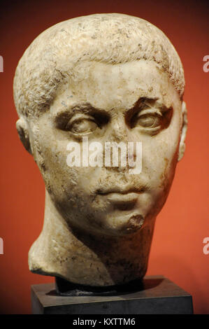 Severus Alexander (208-235). Römische Kaiser. Büste. Marmor. Unbekannter Künstler. National Gallery. Oslo. Norwegen. Stockfoto