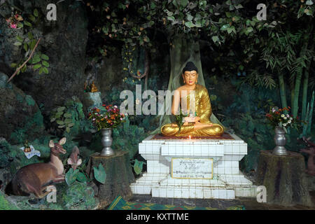 PYIN OO LWIN, MYANMAR - ca. April 2017 Buddha in Peik Kinn Myaung Höhlen Stockfoto