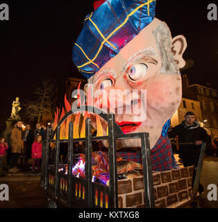 Die großen Burns Supper Karneval starten Sie die Große Burns Supper Festival in Dumfries, Schottland Großbritannien Stockfoto