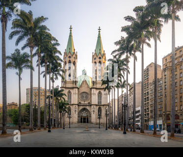 Se Kathedrale - Sao Paulo, Brasilien Stockfoto