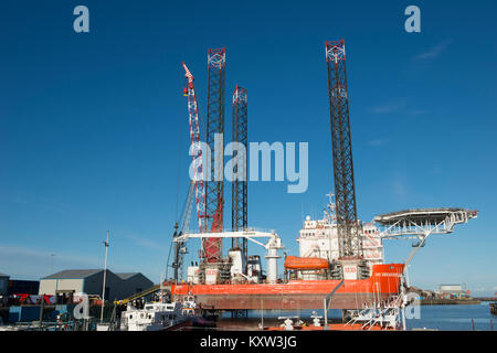 GMS Bemühen 6102 günstig in South Harbor, Blyth, Northumberland, England Stockfoto