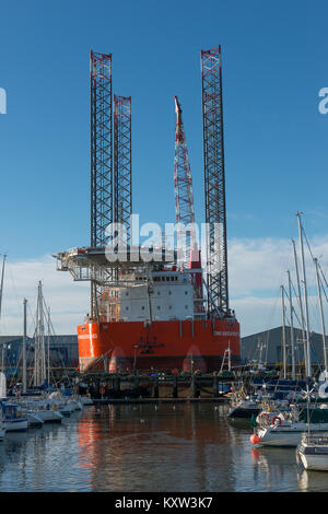 GMS Bemühen 6102 günstig in South Harbor, Blyth, Northumberland, England Stockfoto