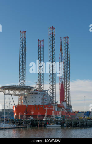 GMS Bemühen 6102 günstig in South Harbor, Blyth, Northumberland, England Stockfoto