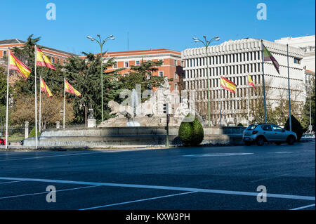 Cibeles-Brunnen, Madrid, Spanien Stockfoto