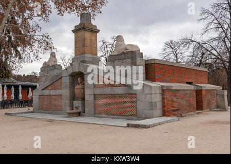 El Retiro Park, Madrid, Spanien Stockfoto