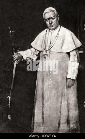 St. Pius X, war Papst von 1903 bis zu seinem Tod im Jahr 1914 Stockfoto