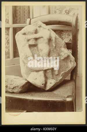 Fragment de Skulptur (chez Herr Dezeimeris)-J-A Brutails - Université Bordeaux Montaigne - 0252 Stockfoto