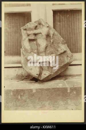 Fragment de Skulptur (chez Herr Dezeimeris) Loupiac-J-A Brutails - Université Bordeaux Montaigne - 0254 Stockfoto