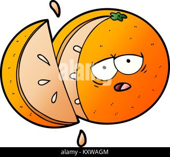 Cartoon-orange Stock Vektor