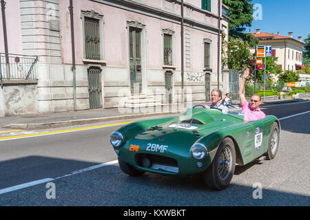 1953 HWM CADILLAC, in der Nähe der Oberfläche der Mille Miglia, Brescia, Italien 2017 Stockfoto