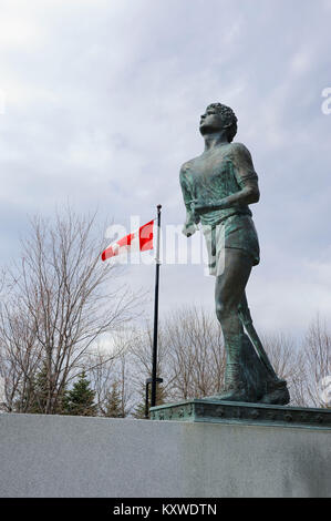 Dies ist ein Muss auf dem Trans Canada Highway in der Nähe von Thunder Bay Ontario siehe Stockfoto