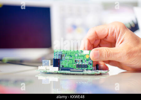 Entwickeln von Elektronik Stockfoto