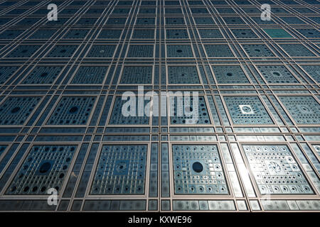 Arabische Welt Institut (Institut du Monde Arabe) in Paris, Frankreich Stockfoto