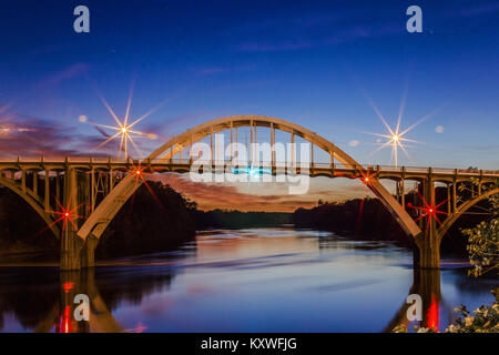 Edmund Pettus Bridge, Selma, Alabama Stockfoto