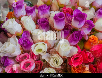 Künstliche Blumen Stockfoto