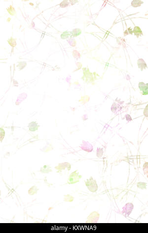 Licht grunge rosafarbenen Hintergrund Textur mit floralen Muster Stockfoto