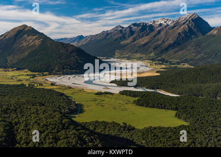 Dart River, Film Lage für Herr der Ringe, Otago Neuseeland Stockfoto