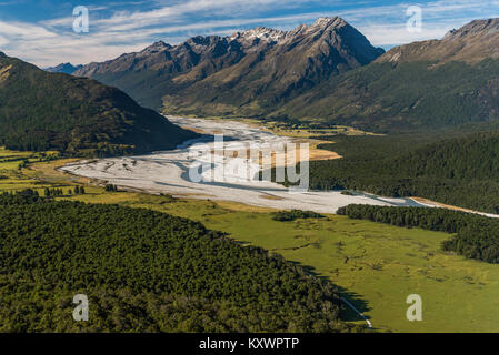 Dart River, Film Lage für Herr der Ringe, Otago Neuseeland Stockfoto