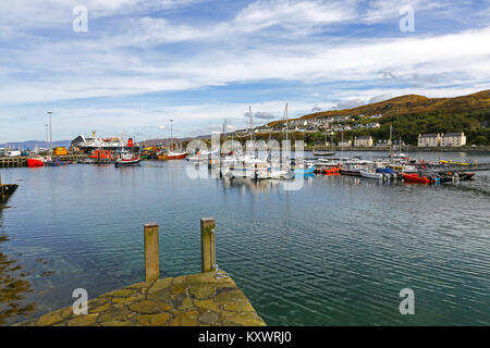 Mallaig ist ein Port in Lochaber, an der Westküste der Highlands von Schottland, Großbritannien Stockfoto