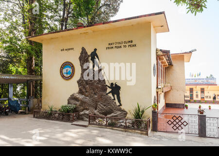 DARJEELING, INDIEN - November 18, 2015: Himalayan Mountaineering Institute (HMI) in Darjeeling, Indien. Stockfoto