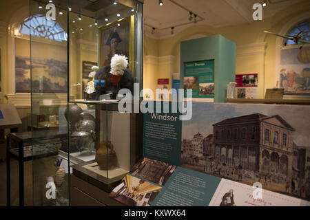 Windsor & Royal Borough Museum im Rathaus Gebäude, in dem Prinz Charles und Camilla geheiratet, Windsor, Berkshire, England, Großbritannien Stockfoto