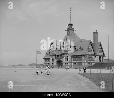 Hissen der Flagge in Guantanamo, 12. Juni 1898 Stockfoto