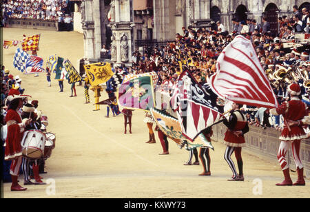 Menschen, Volksfeste, Riten, 2008, Siena, Italien. Stockfoto