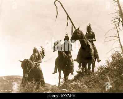 Apsaroke-Krieg-Gruppe Stockfoto