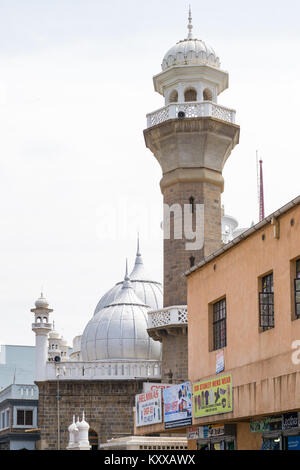 Die Außenseite des Jamia Moschee von Kigali Road, Nairobi, Kenia, Ostafrika Stockfoto