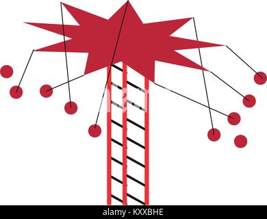 Freizeitpark-Fahrt Stock Vektor